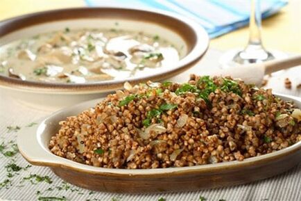 Dieta de trigo sarraceno e kefir durante 5 días